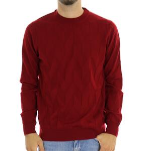 MAGLIA FANTASIA BORDEAUX